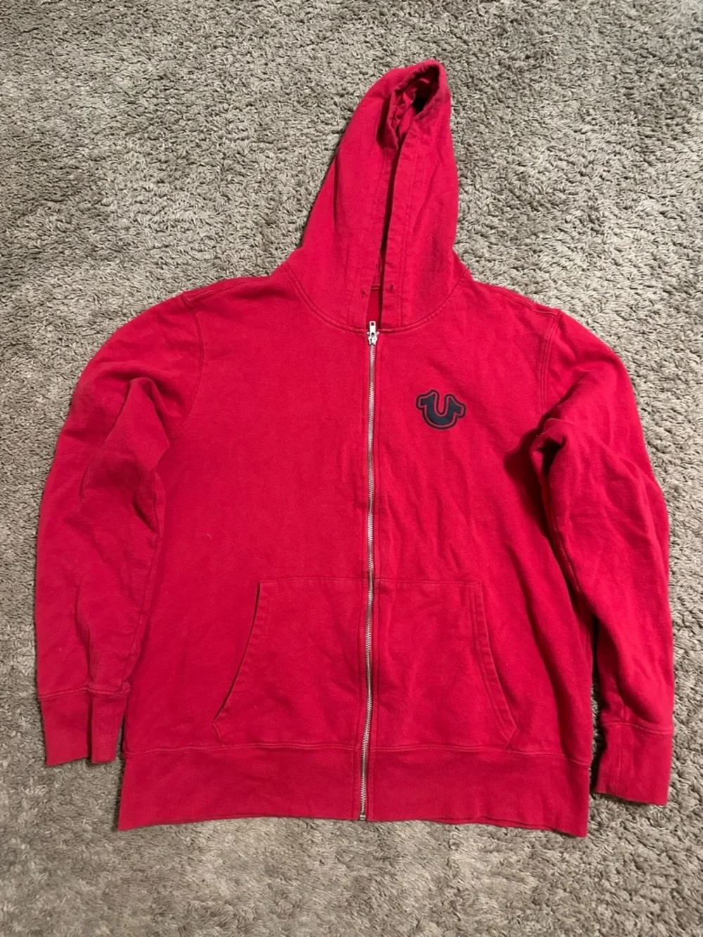 Vintage True Religion Red “triple red” 00s size xl